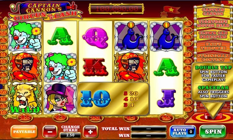 Kierry Circus Slotit Review and Play Casinopeliä Täällä